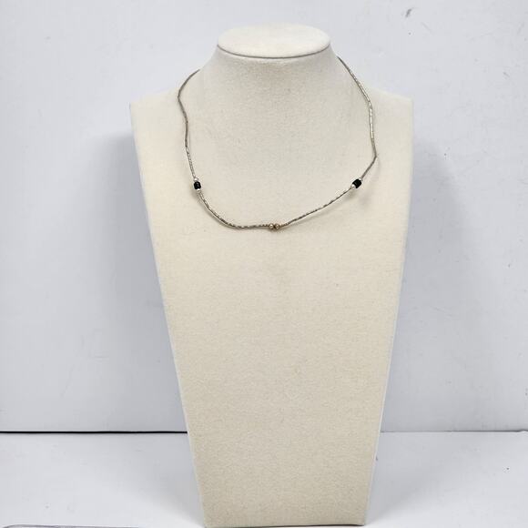Sterling Silver Native American Necklace - Picture 2 of 5